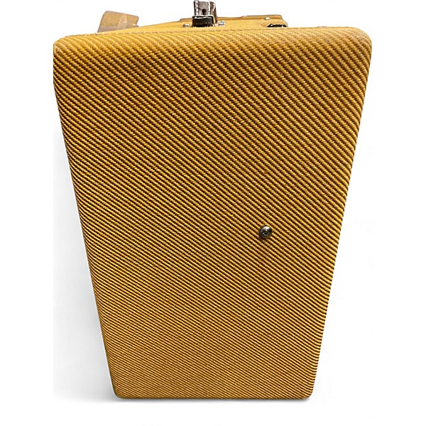 Used Fender Blues Junior Lacquered Tweed 15W 1x12  Tube Guitar Combo Amp