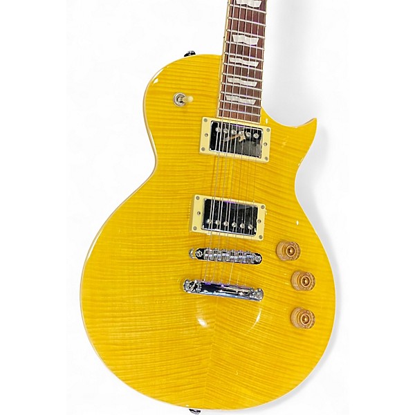 Used ESP LTD EC256FM Vintage Natural Solid Body Electric Guitar