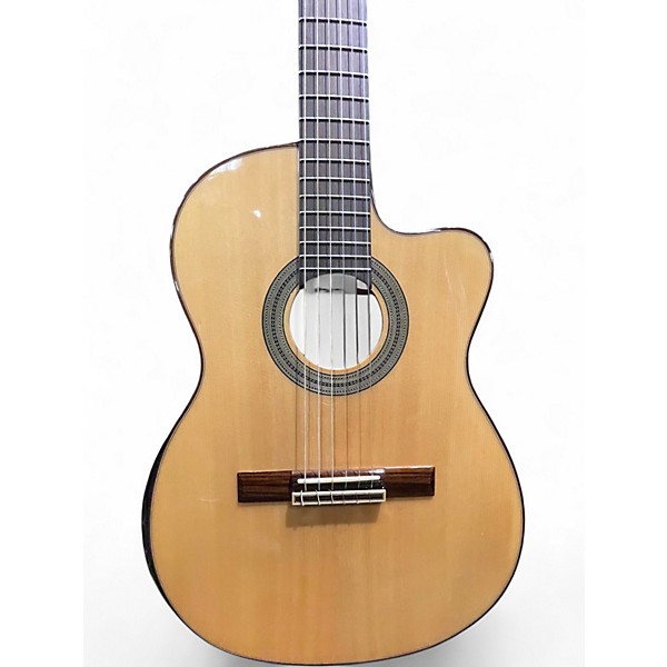 Used Alvarez AC70HCE Natural Classical Acoustic Electric Guitar