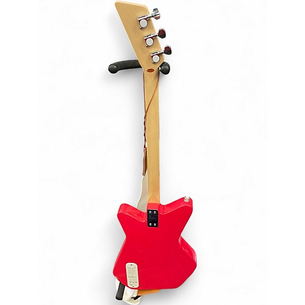 Used 2020s Loog Guitars PRO ELECTRIC Candy Apple Red Solid Body Electric Guitar