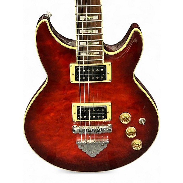 Used Ibanez ARX300 Transparent Cherry Red Solid Body Electric Guitar