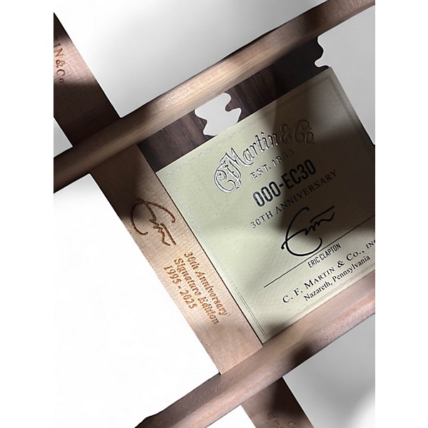 Used Martin Eric Clapton Signature 30th Anniversary 000-EC Limited-Editi Natural Acoustic Guitar