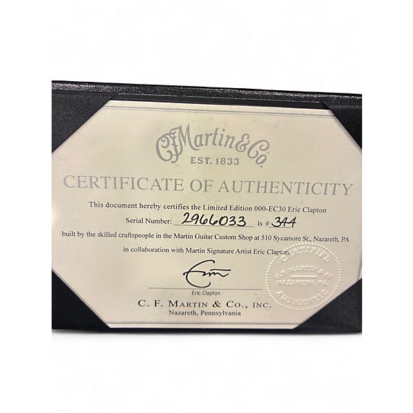 Used Martin Eric Clapton Signature 30th Anniversary 000-EC Limited-Editi Natural Acoustic Guitar