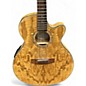 Used Mitchell MX430QAB Natural Acoustic Electric Guitar