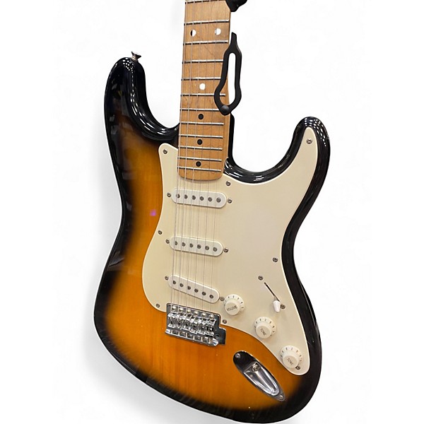 Used Squier Affinity Stratocaster 2 Color Sunburst Solid Body Electric Guitar