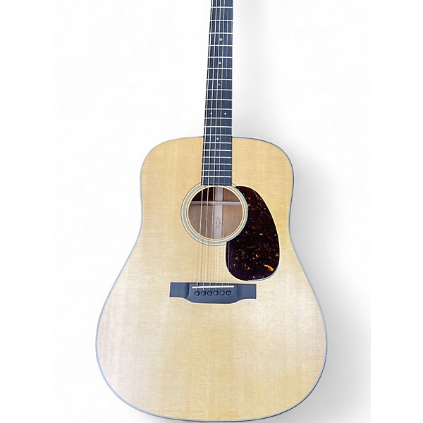 Used Martin D18 Natural Acoustic Guitar