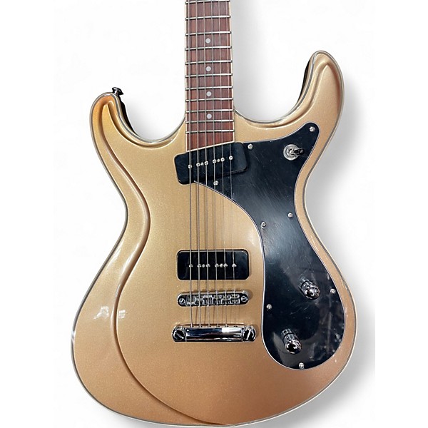 Used Eastwood 20th Anniversary Baritone Cream Solid Body Electric Guitar