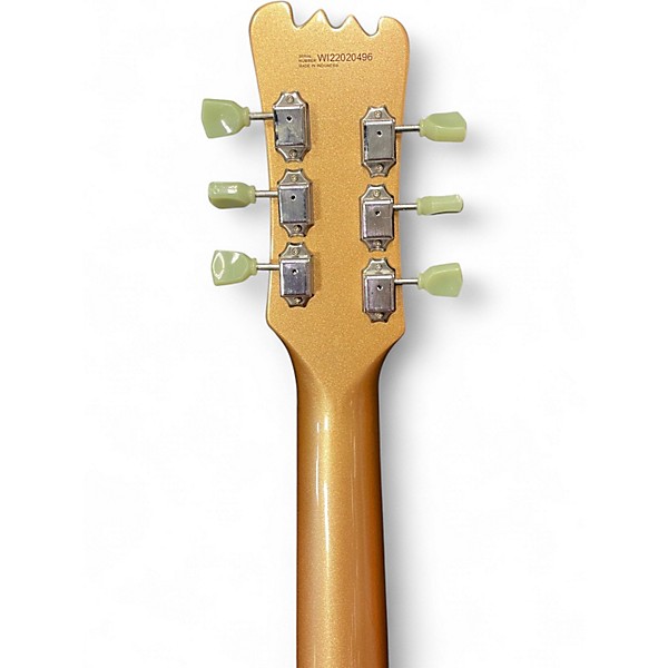 Used Eastwood 20th Anniversary Baritone Cream Solid Body Electric Guitar