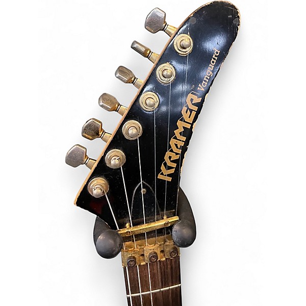 Used Kramer VANGUARD Black Solid Body Electric Guitar