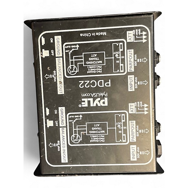 Used Pyle PDC22 Direct Box