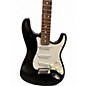 Used Fender American Standard Stratocaster Black Solid Body Electric Guitar