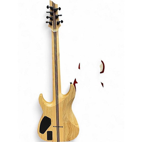 Used Schecter Guitar Research sls elite 7 Trans Black Solid Body Electric Guitar