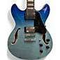 Used Ibanez AS73FM azure blue gradient Hollow Body Electric Guitar