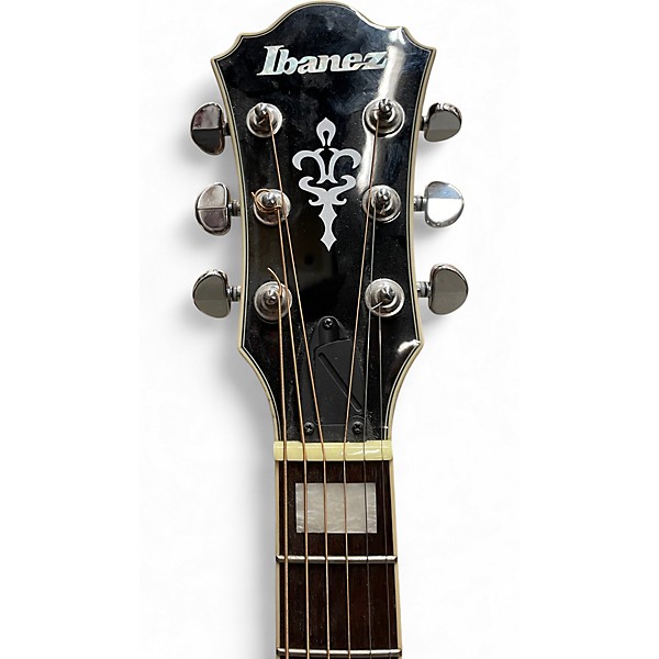 Used Ibanez AS73FM azure blue gradient Hollow Body Electric Guitar