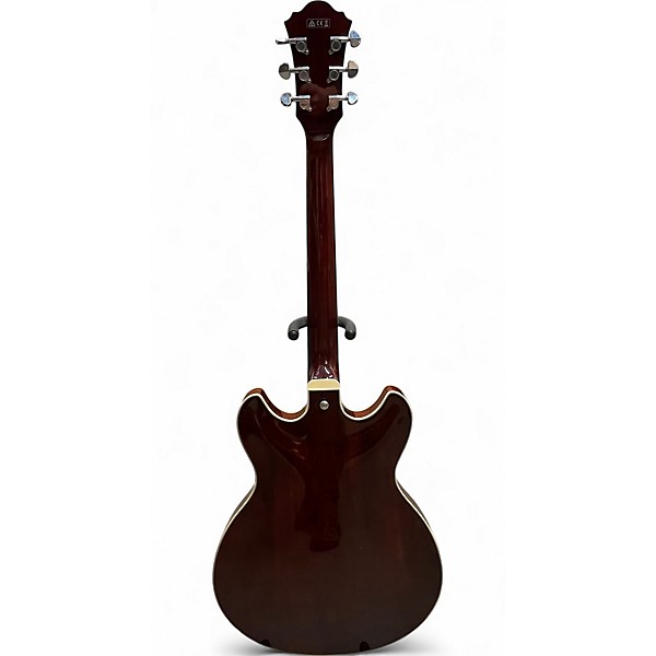 Used Ibanez AS73FM azure blue gradient Hollow Body Electric Guitar