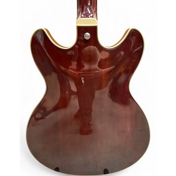 Used Ibanez AS73FM azure blue gradient Hollow Body Electric Guitar