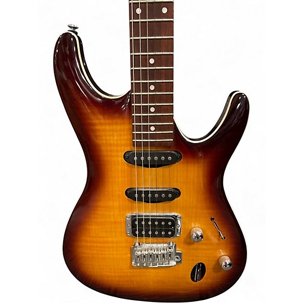 Used Ibanez SA Sunburst Solid Body Electric Guitar