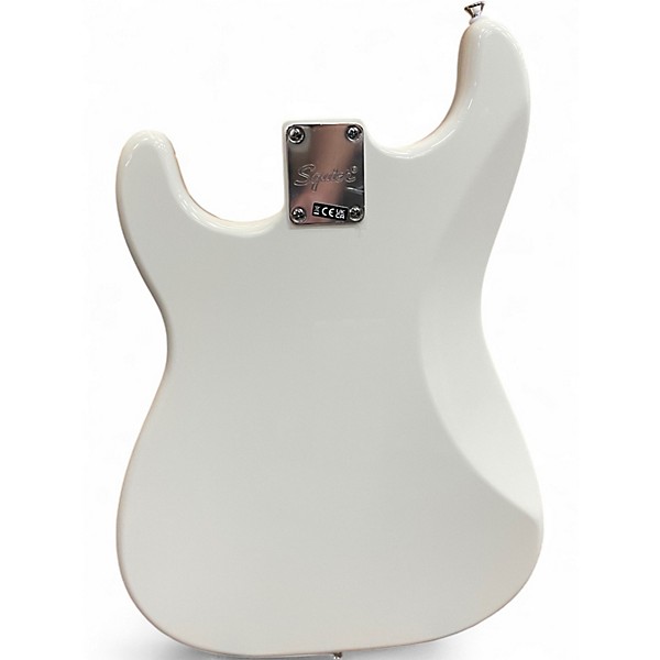 Used Squier Bullet Stratocaster Classic White Solid Body Electric Guitar