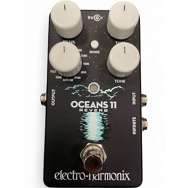 Used Electro-Harmonix Oceans 11 Reverb Effect Pedal