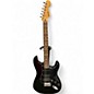 Used Fender Standard Stratocaster HSS Black Solid Body Electric Guitar thumbnail