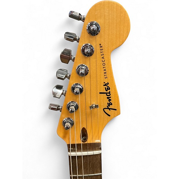 Used Fender Standard Stratocaster HSS Black Solid Body Electric Guitar