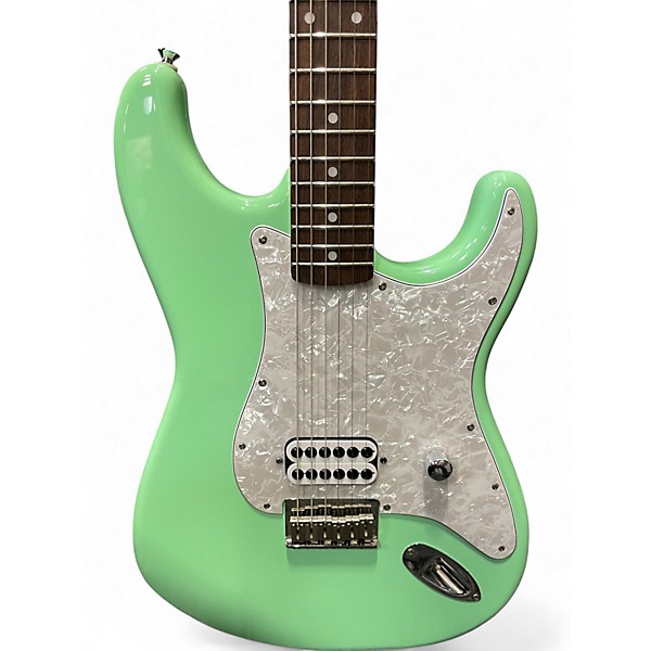 Used Squier Modified Affinity Stratocaster Surf Green Solid Body Electric Guitar