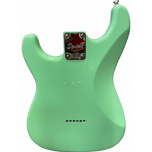 Used Squier Modified Affinity Stratocaster Surf Green Solid Body Electric Guitar