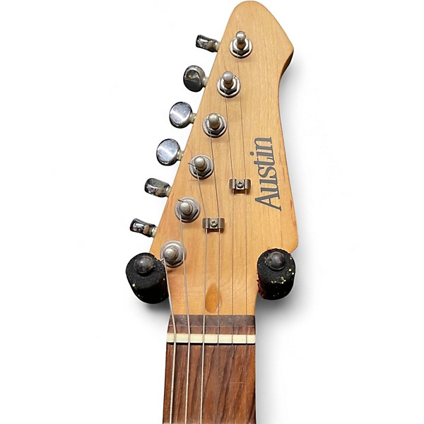 Used Austin "Stratocaster" Red Solid Body Electric Guitar