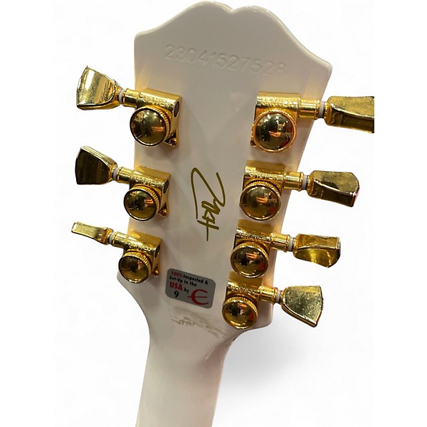 Used Epiphone Les Paul MKH Orgins 7-String White Solid Body Electric Guitar