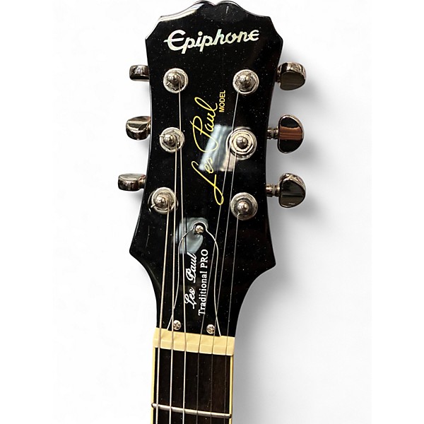 Used Epiphone Les Paul Traditional Pro Gold Top Solid Body Electric Guitar