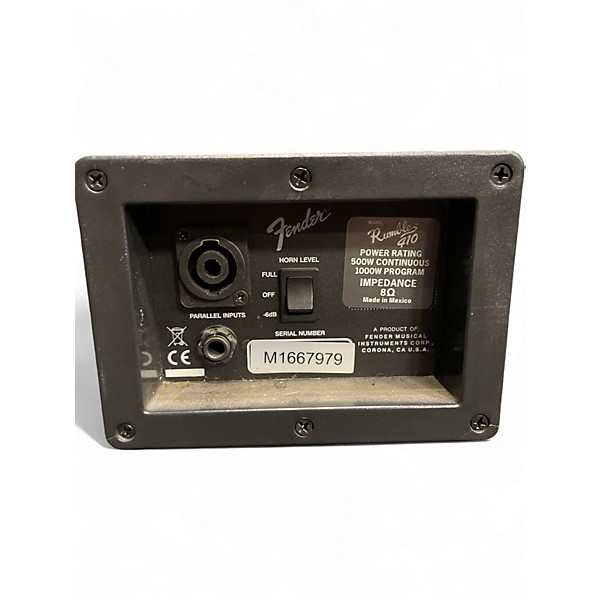 Used Fender Rumble 410 Bass Cabinet