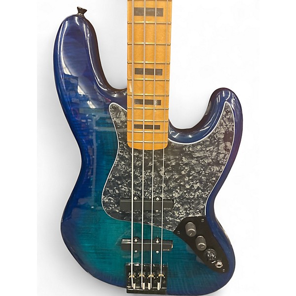 Used Fender Player II Jazz Bass Blue Burst Electric Bass Guitar