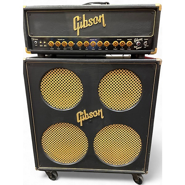 Used Gibson Super Gold Tone Guitar Stack