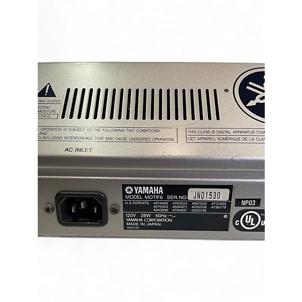 Used Yamaha Motif 6 61 Key Keyboard Workstation