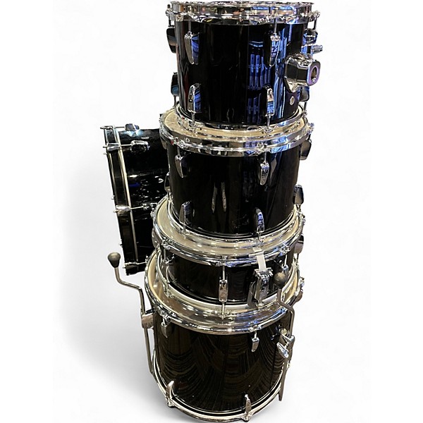 Used Pearl 5 Piece Roadshow Black Drum Kit