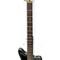 Used Squier Affinity Jaguar Charcoal Frost Metallic Electric Bass Guitar