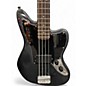 Used Squier Affinity Jaguar Charcoal Frost Metallic Electric Bass Guitar
