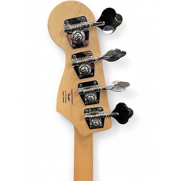 Used Squier Affinity Jaguar Charcoal Frost Metallic Electric Bass Guitar