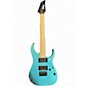 Used Ibanez GRG7221M GRG Series 7-String Metallic Light Blue Solid Body Electric Guitar thumbnail