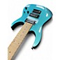 Used Ibanez GRG7221M GRG Series 7-String Metallic Light Blue Solid Body Electric Guitar
