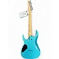 Used Ibanez GRG7221M GRG Series 7-String Metallic Light Blue Solid Body Electric Guitar