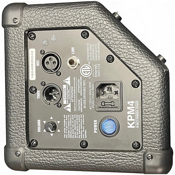 Used Kustom kpm4 50w Powered Speaker