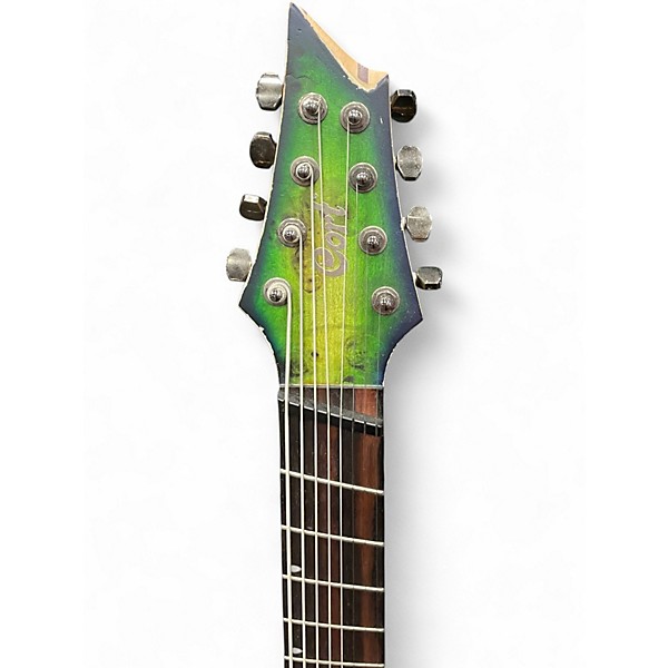 Used Cort KX508MS Mariana Blue Burst Solid Body Electric Guitar