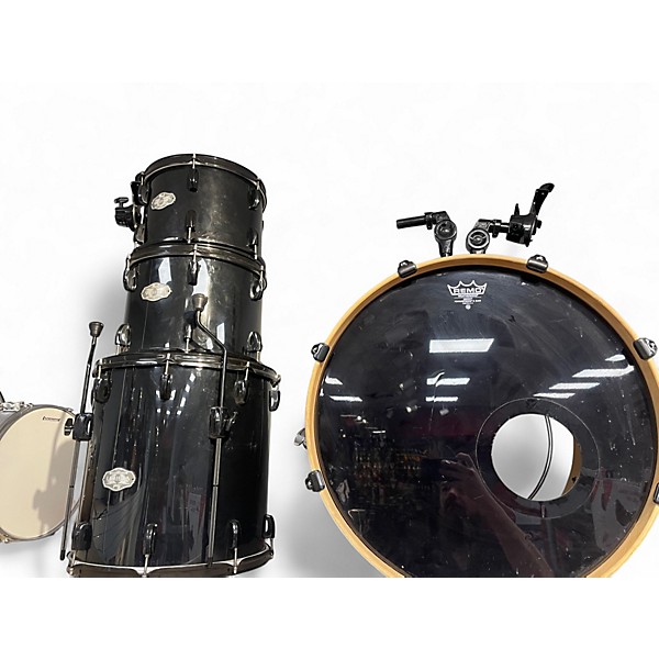 Used Pearl 4 Piece Vision Black Drum Kit