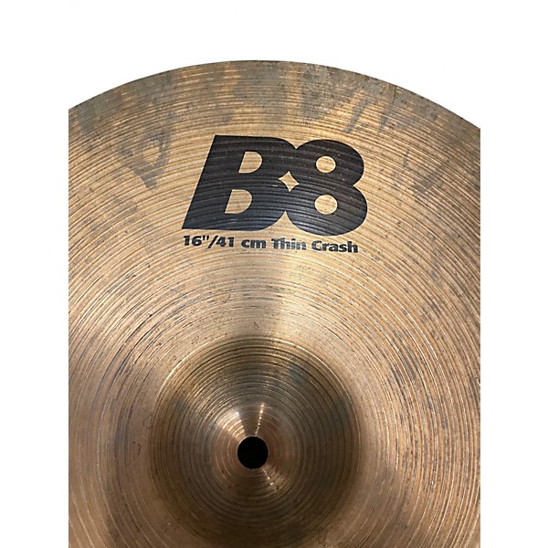 Used SABIAN 16in B8 Thin Crash Cymbal