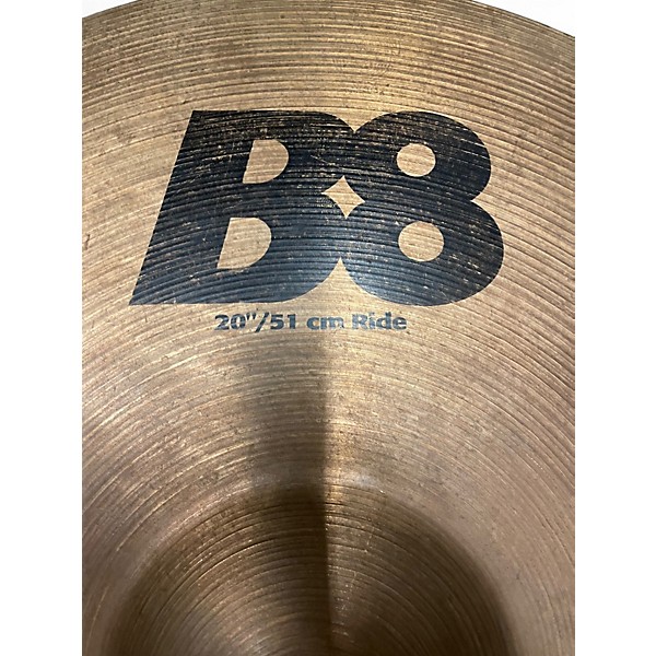 Used SABIAN 20in B8 Ride Cymbal