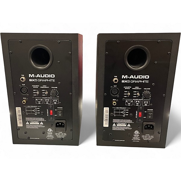 Used M-Audio BX5 Graphite Pair Powered Monitor