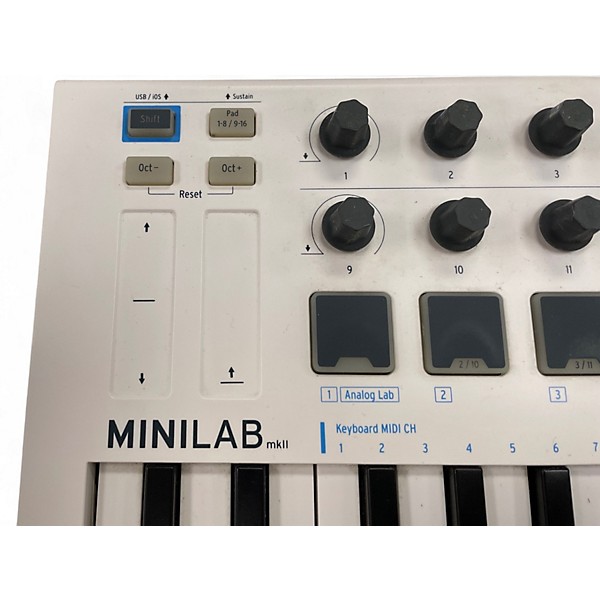 Used Arturia Minilab MKII MIDI Controller