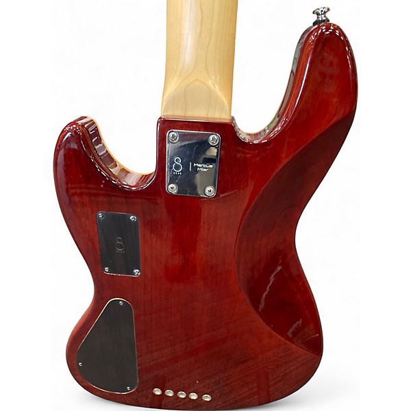 Used Sire Marcus Miller V9 Swamp Ash 5 String SUNBURST RED Electric Bass Guitar