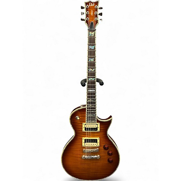 Used ESP LTD Deluxe 3 Color Sunburst Solid Body Electric Guitar